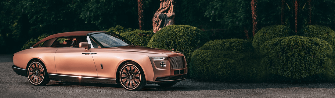 Luxury car exterior